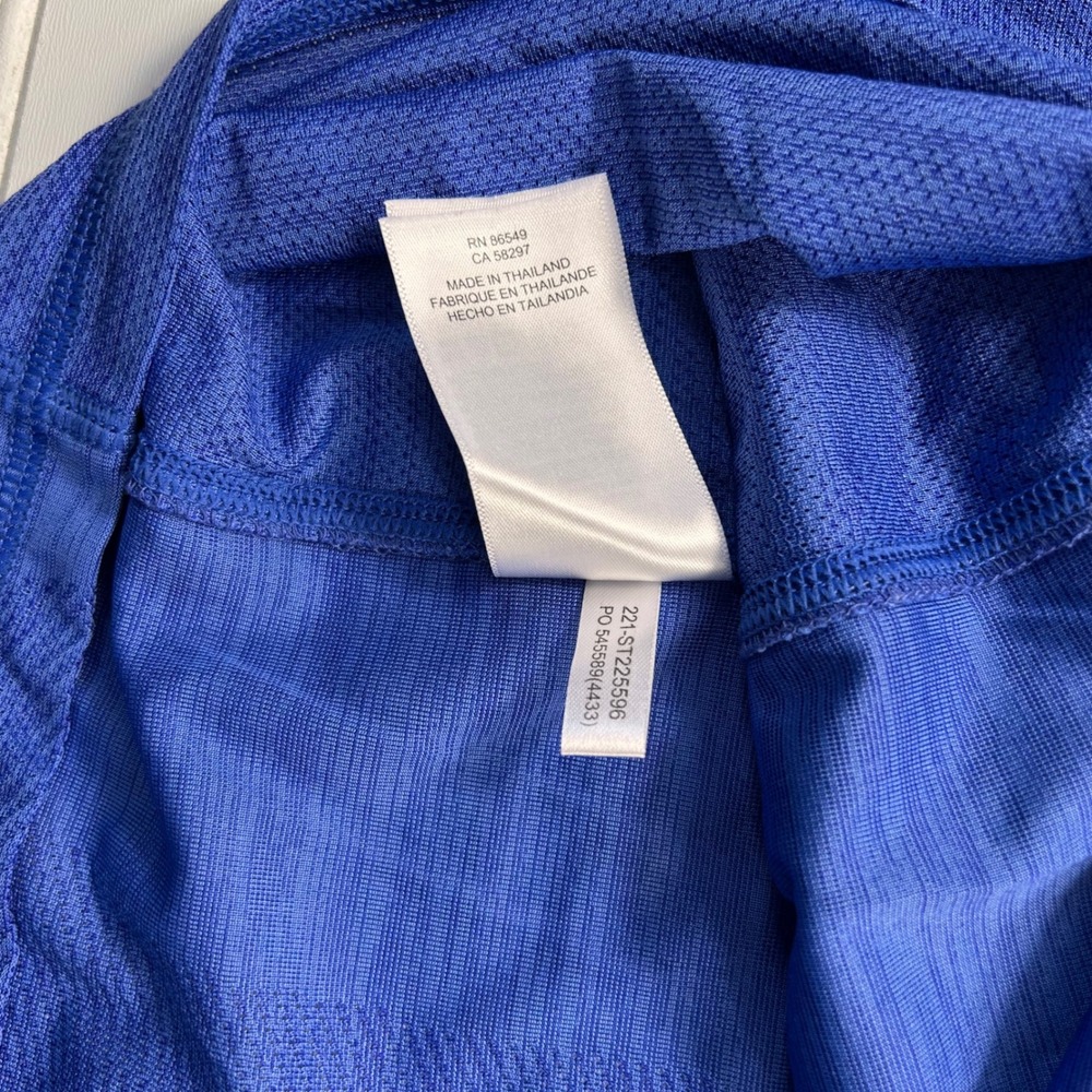 Tommy Bahama IslandZone 1/4 Zip Long Sleeve Pullover Mens M Blue Heathered Golf - Picture 11 of 14